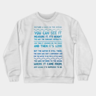 The Good Place - Picture a Wave Crewneck Sweatshirt